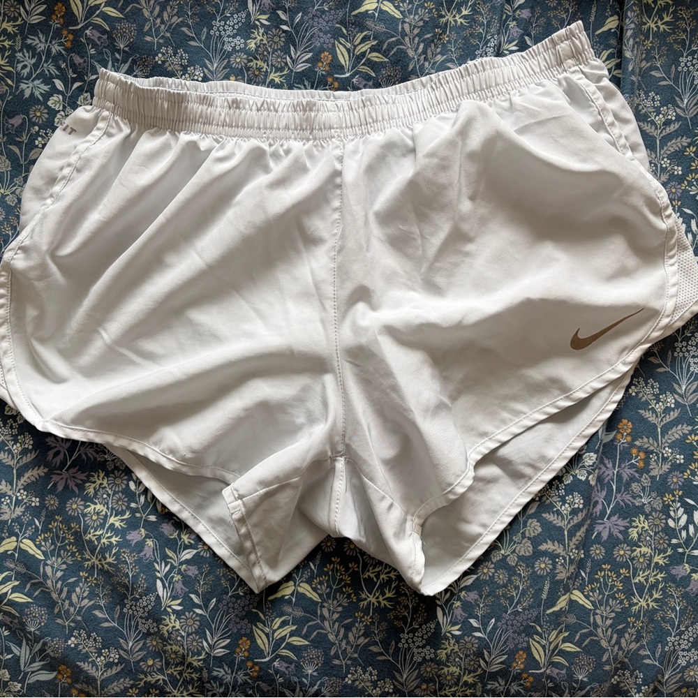 Nike Women's White Athletic Shorts